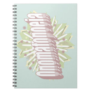 Onomatopoeia Explosion English Language Notizblock