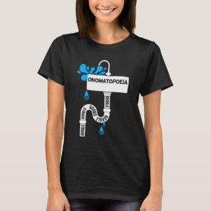 Onomatopoeia kreative Schrift oder Poesie T-Shirt