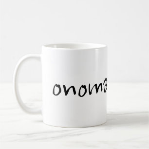 Onomatopöie Kaffeetasse