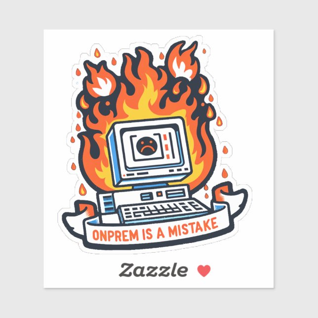 Onprem est une erreur Sticker (Feuille)