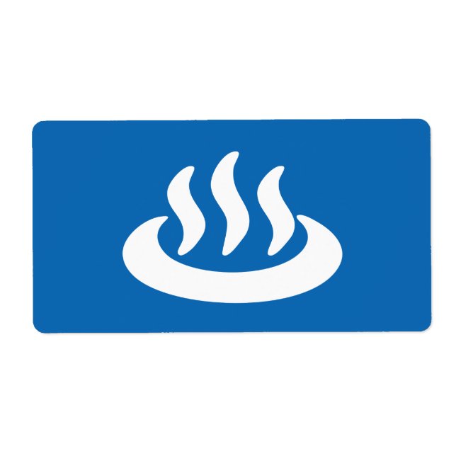 Onsen ♨ Hot Spring 温 japanisches Zeichen (Vorne)