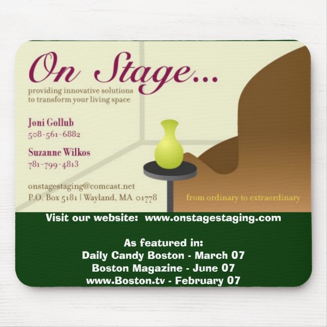 onstagecard_final, besichtigen unsere Website:  Mousepad (Vorne)