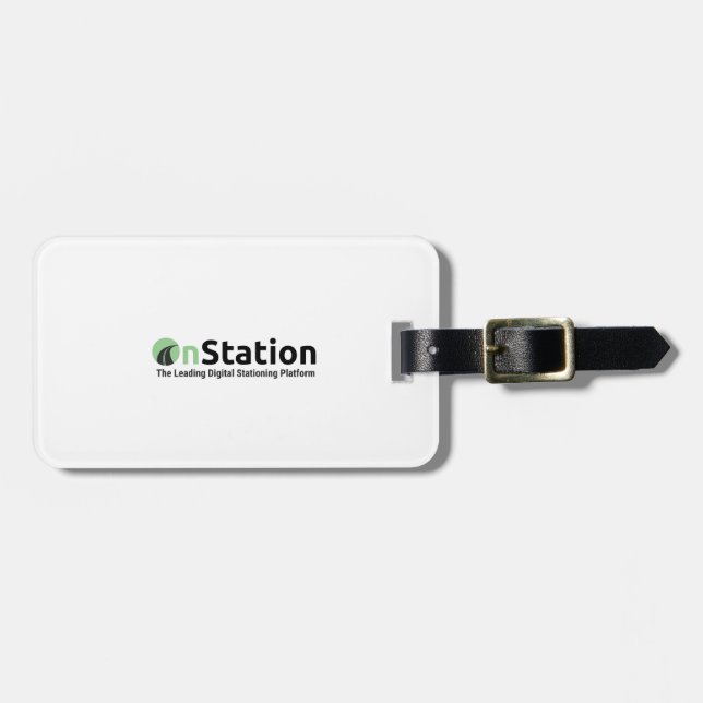 OnStation-Gepäckmarke Gepäckanhänger (Vorderseite horizontal)