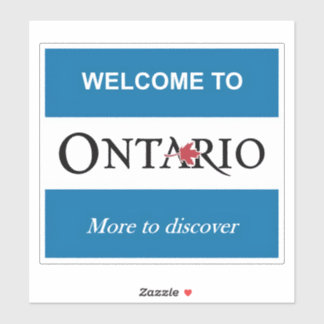 Ontario-Aufkleber Aufkleber