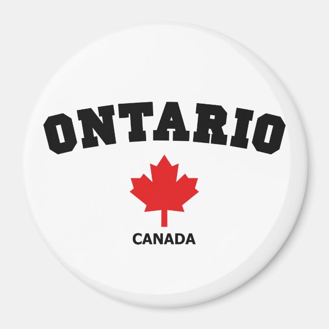 Ontario Block Magnet (Vorne)