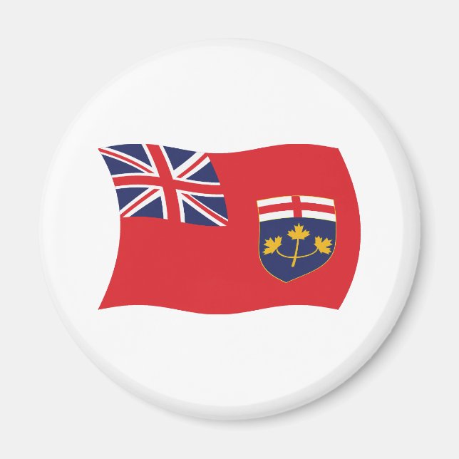 Ontario Flag Magnet (Vorne)