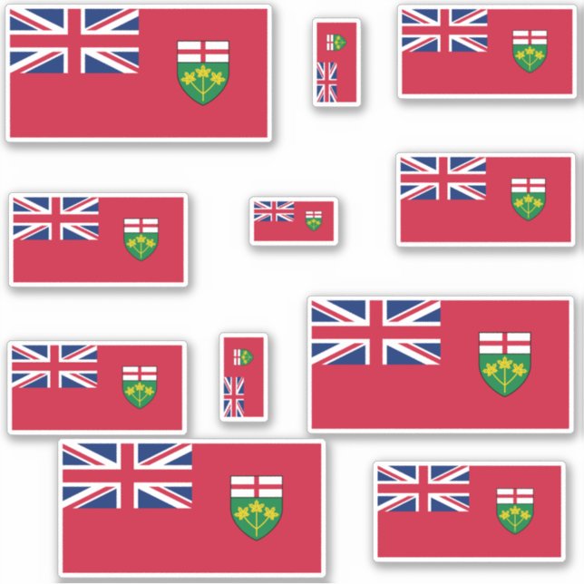 Ontario Flags Graphic Aufkleber (Vorderseite)