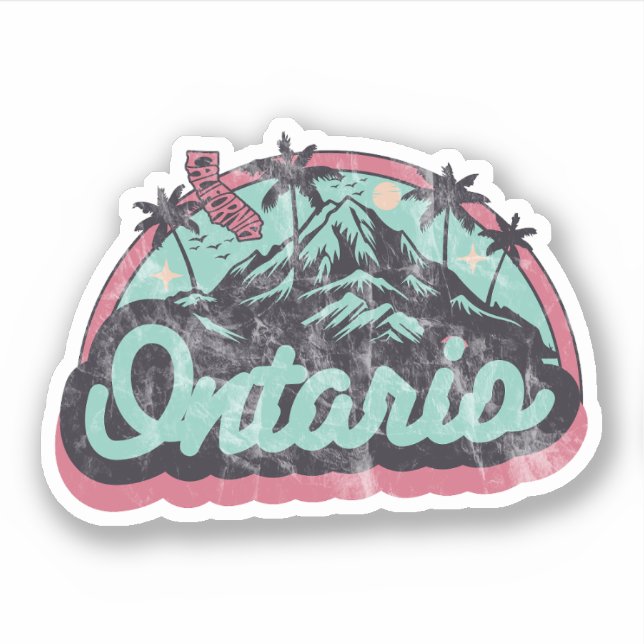Ontario, Kalifornien Aufkleber (Vorderseite)