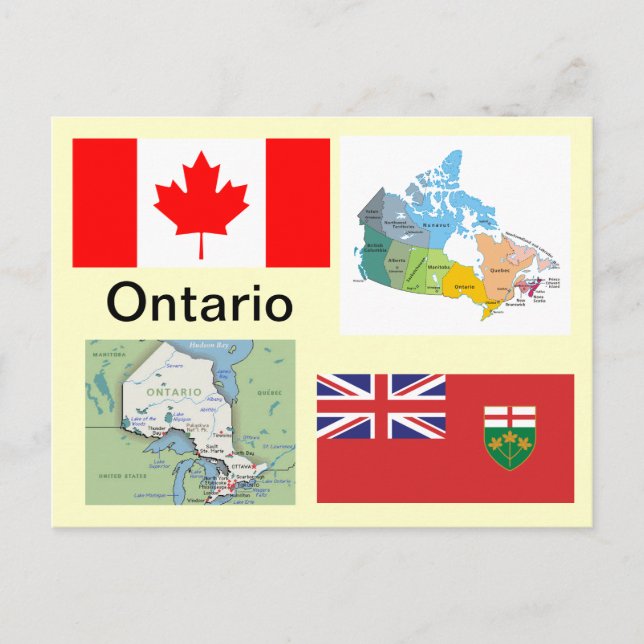 Ontario Kanada Postkarte (Vorderseite)