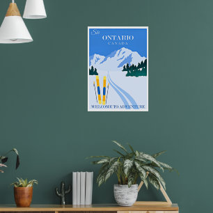 Ontario, Kanada Reiseplakat Poster