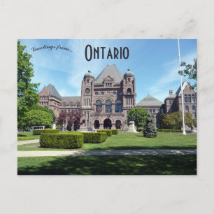 Ontario Legislative Building Ontario Kanada Postkarte