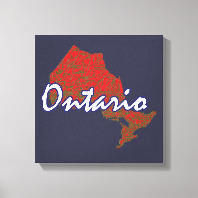 Ontario Leinwanddruck (Vorderseite)
