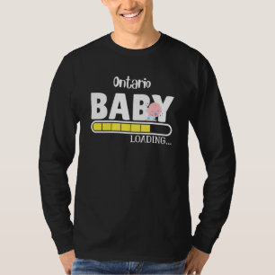 Ontario Native Pride Funny Staat Baby Eltern Mama  T-Shirt