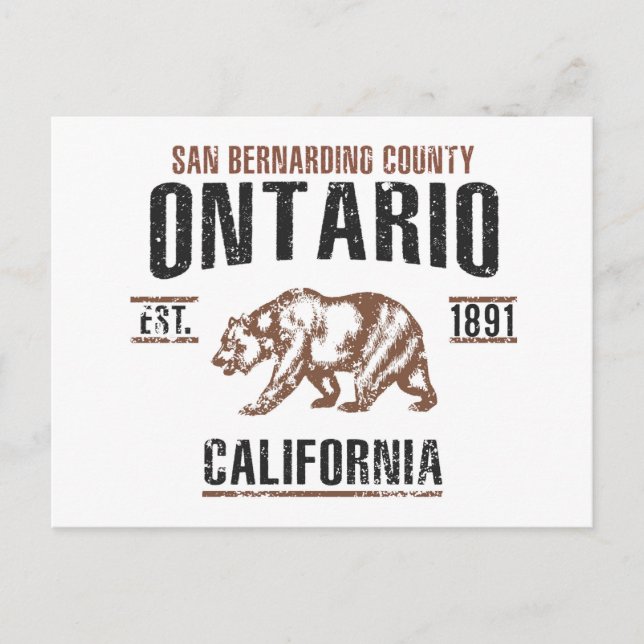 Ontario Postkarte (Vorderseite)