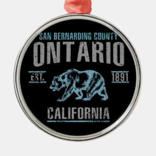 Ontario Silbernes Ornament