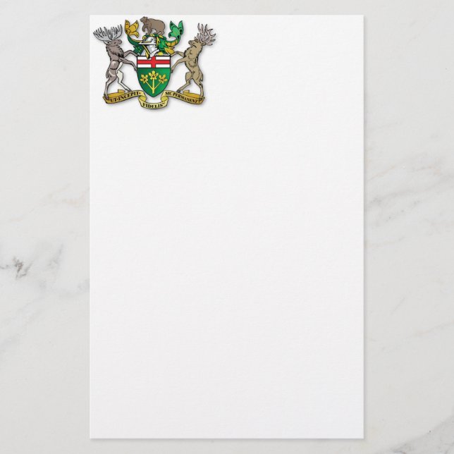 Ontario Wappen Briefpapier (Vorderseite)
