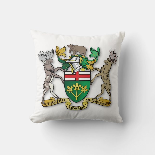 Ontario Wappen Kissen (Vorderseite)