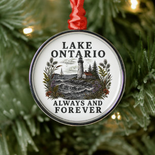 Ontariosee Immer Und Ewig Ornament Aus Metall