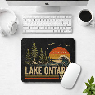 Ontariosee Vintage Great Lakes Seelenleben Mousepad
