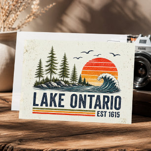 Ontariosee Vintage Great Lakes Seelenleben Postkarte