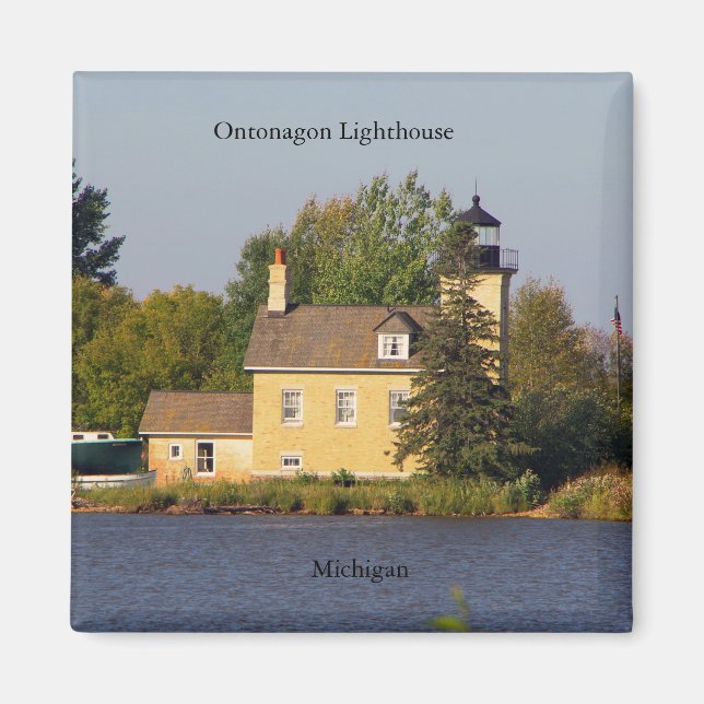 Ontonagon Lighthouse 2023 Magnet (Vorne)