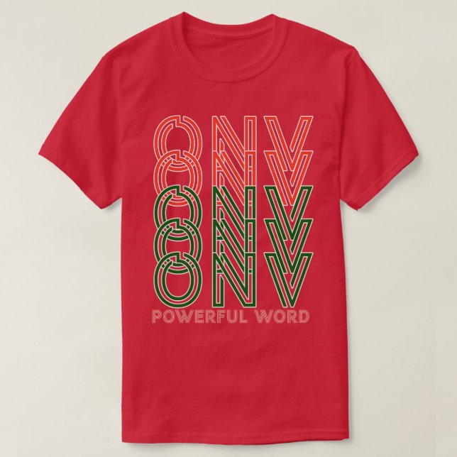Onv das mächtige Wort T-Shirt (Design vorne)
