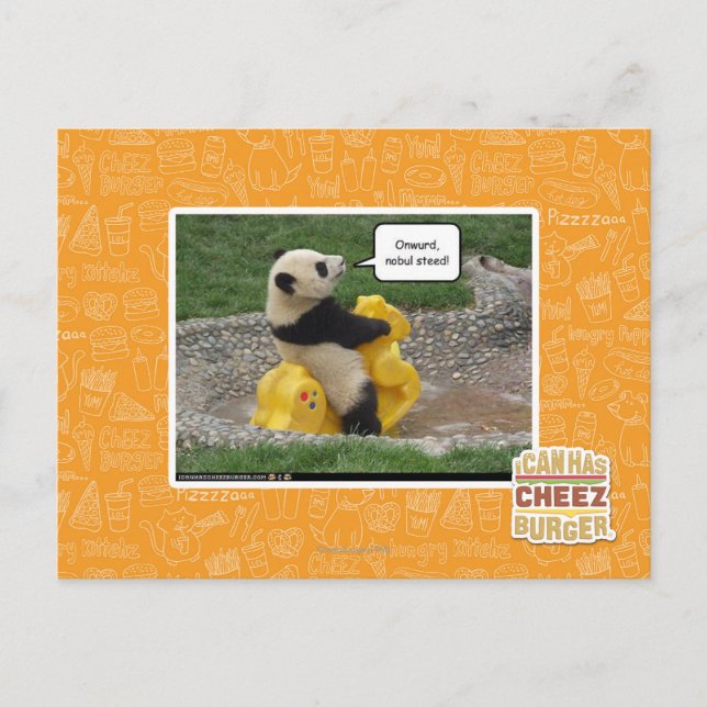 Onwurd, nobul steed! postkarte (Vorderseite)