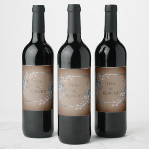 Onyx Black Velvet Chalkboard Grunge Vintag Weinetikett