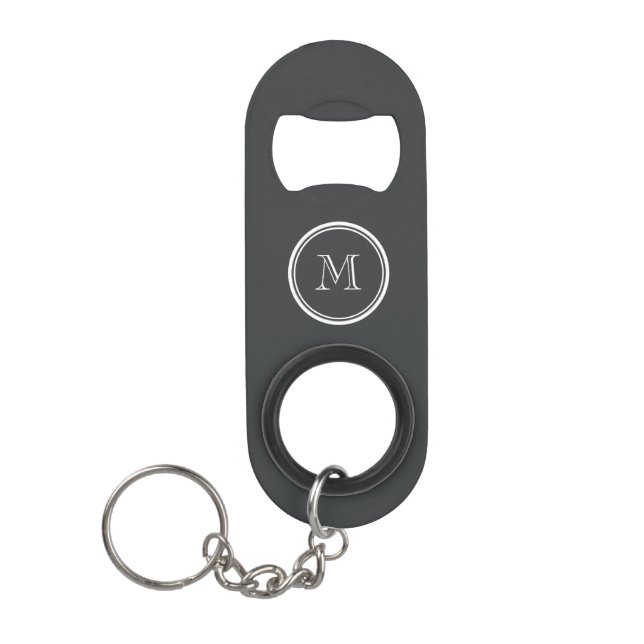 Onyx High End Personalisiert Schlüsselanhänger Flaschenöffner (Vorderseite)