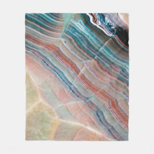 Onyx-Marmor-Textur Hintergrund der natürlichen Sto Fleecedecke