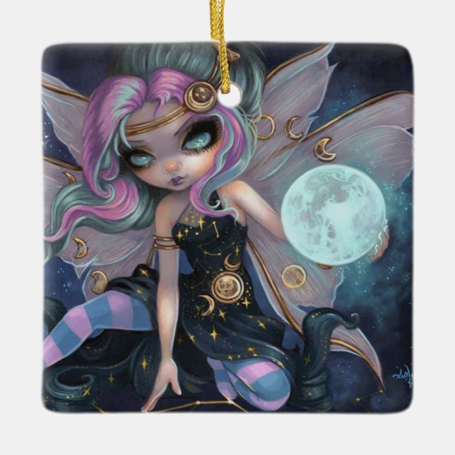 Onyx Moonshadow Ceramic Ornament (Vorderseite)