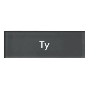 Onyx Personalisierte Vorlage Namenschild