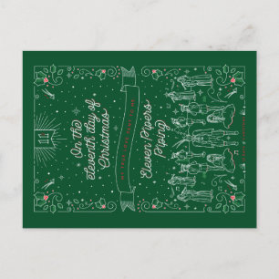 ONZIÈME JOUR DE NOËL / Carte de Noël