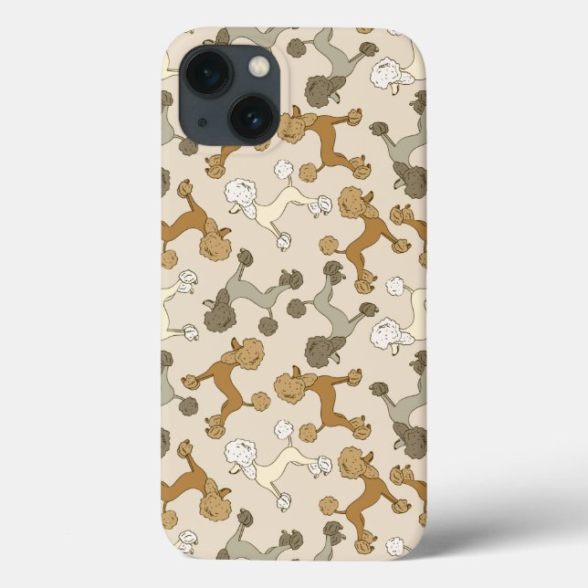 "Oodles of Poodles" französischer Poodle iPhone Ca Case-Mate iPhone Hülle (Rückseite)