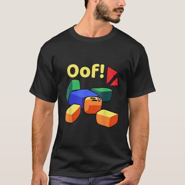 Oof Funny Blox Noob Gamer Geschenke für Gamer T Fo T-Shirt (Vorderseite)