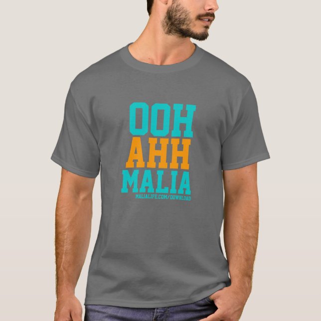 OOH AHH MALIA - DUNKELGRAU T-Shirt (Vorderseite)