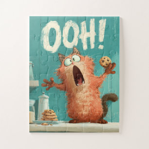 OOH! Cookie Cat - Funny Cartoon Puzzle