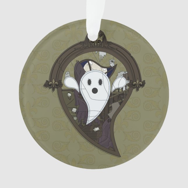 Ooh der Geist-Acrylschmuck Ornament (Vorderseite)