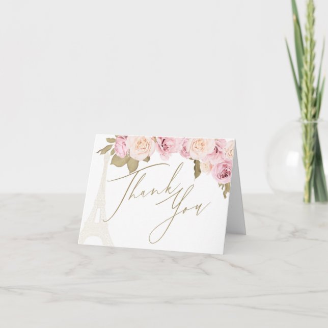 Ooh La La, Cartes de remerciement, Mariage (Devant)
