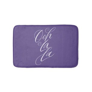 Ooh La Letting Ultra Violet Lila Farbe Badematte