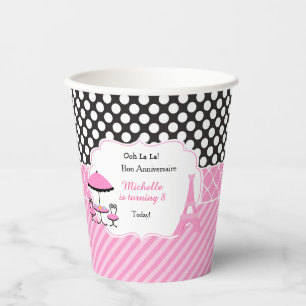 Ooh la Paris Tea Birthday Party Pappbecher
