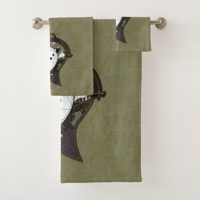 Ooh le Ghost Towel Set (En situation)