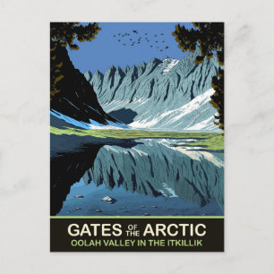 Oolah Tal in Itkillik, Tore der Arktis Postkarte
