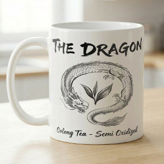 Oolong-Drachen-Tee-Rezept Semi-Oxidiert Kaffeetasse
