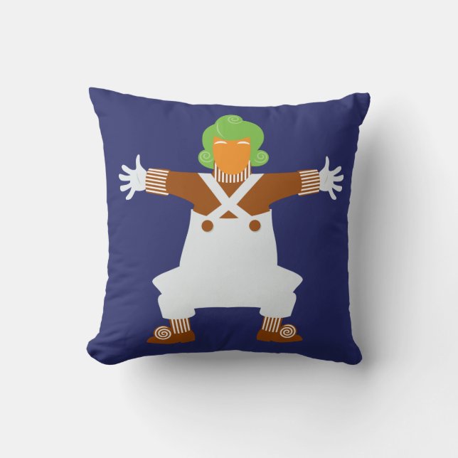 Oompa Loompa Arms Out Kissen (Vorderseite)