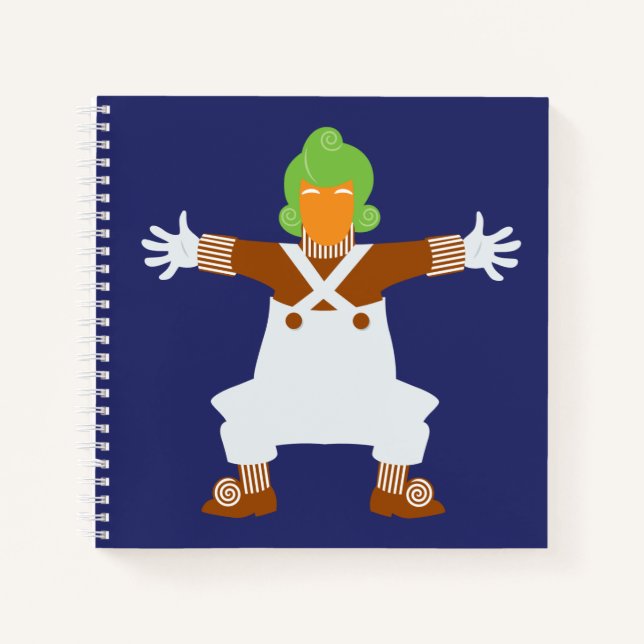 Oompa Loompa Arms Out Notizbuch (Vorderseite)