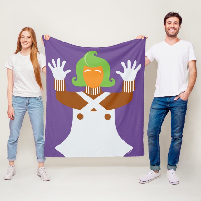 Oompa Loompa geht auf Fleecedecke (Beispiel)