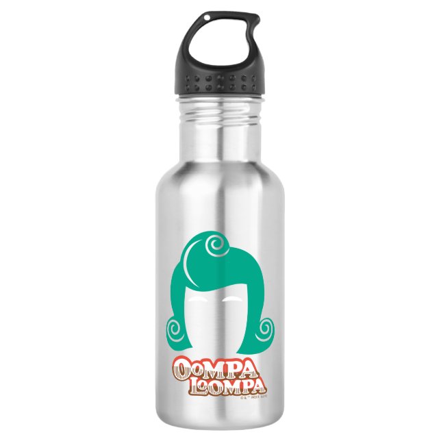 Oompa Loompa Hair Graphic Edelstahlflasche (Vorderseite)