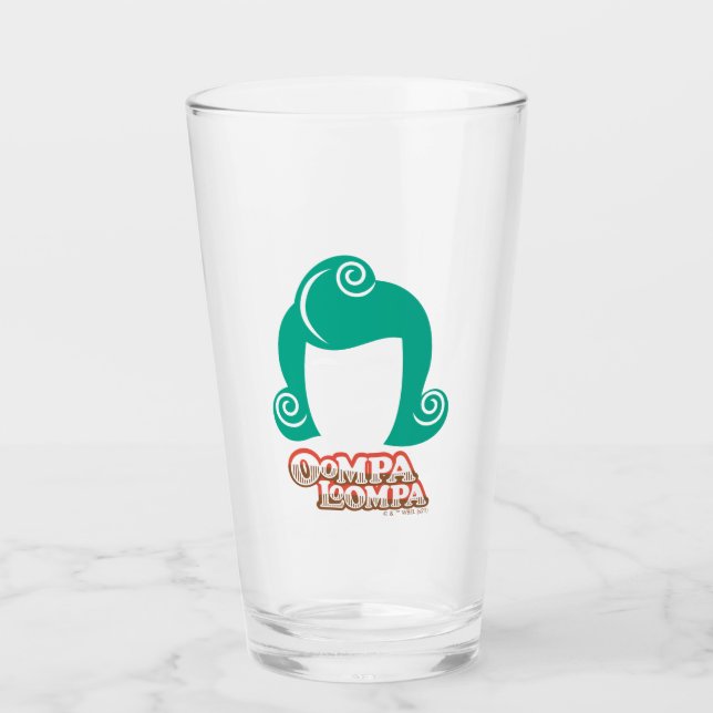 Oompa Loompa Hair Graphic Glas (Vorderseite)