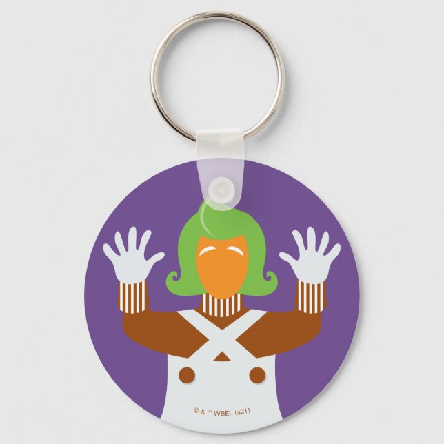 Oompa Loompa Schlüsselanhänger (Vorderseite)